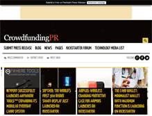 Tablet Screenshot of crowdfundingpr.org